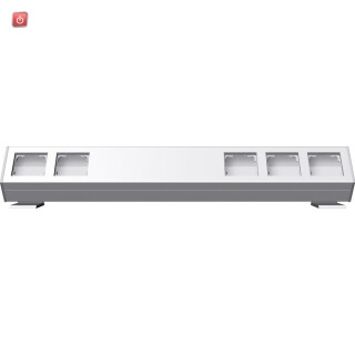 GIR119527 / Profil 5f 600 mm Befestig.winkel Profil 55 Reinweiß(lack.) / EAN 4010337195276