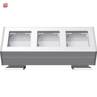 GIR119327 / Profil 3f Befestig.winkel Profil 55 Reinweiß(lack.) / EAN 4010337193272