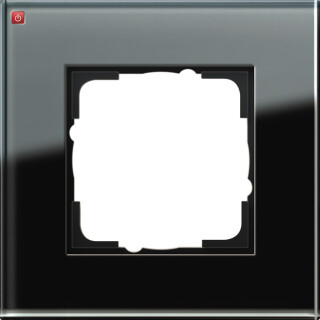 GIR21105 / Abdeckrahmen 1f Gira Esprit G Schwarz / EAN 4010337211051