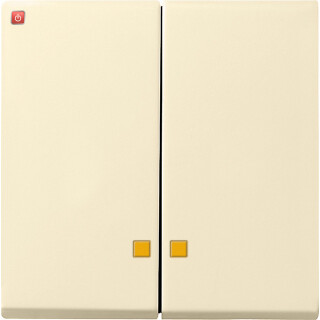 GIR63101 / Wippe 2f Kontrollf. System 55 Cremeweiß / EAN 4010337631019