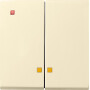 GIR63101 / Wippe 2f Kontrollf. System 55 Cremeweiß / EAN 4010337631019