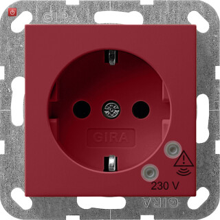 GIR45102 / SCHUKO ÜSS + BSF System 55 Rot / EAN 4010337451020