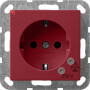 GIR45102 / SCHUKO ÜSS + BSF System 55 Rot / EAN 4010337451020