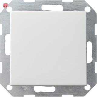 GIR121201 / Tastschalter AusWe gerade System 55 Reinweiß / EAN 4010337052692