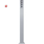 GIR135626 / E-Säule 4x Leereinheit 1600 mm Gira Energiesäule F Alu / EAN 4010337356264
