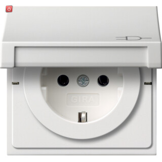 GIR454112 / Steckdose, weiß, Unterputz UP, 1 Fach, IP20 / EAN 4010337045878