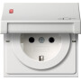 GIR454112 / Steckdose, weiß, Unterputz UP, 1 Fach, IP20 / EAN 4010337045878