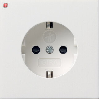 GIR453112 / Steckdose, weiß, Unterputz UP, 1 Fach, IP20 / EAN 4010337045854