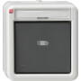GIR10731 / Wippschalter Kreuz BSF WD AP Grau / EAN 4010337107316