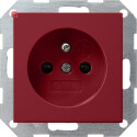 GIR11102 / Steckdose, rot, Unterputz UP, 1 Fach, IP20 /...