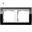 GIR212733 / Abdeckrahmen 2f Zwischenr. RW Gira Event Klar...