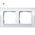 GIR212723 / Abdeckrahmen 2f Zwischenr. RW Gira Event Klar...