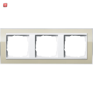 GIR213773 / Abdeckrahmen 3f Zwischenr. RW Gira Event Klar Sand / EAN 4010337069560