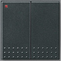 GIR12867 / Tastschalter Wechselsch. 2f Gira TX_44 (WG UP)...