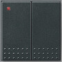 GIR12867 / Tastschalter Wechselsch. 2f Gira TX_44 (WG UP) Anthrazit / EAN 4010337128670