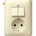 GIR17501 / Kombi Serien/SCHUKO Vollpl. Standard 55...