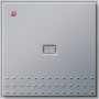 GIR12065 / Taster Wechsler gerade Kontrollf. Gira TX_44 (WG UP) F Alu / EAN 4010337120650