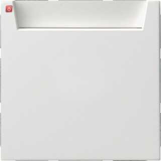 GIR140112 / Hotel-Card Wechsler (bel.) Flächenschalter Reinweiß / EAN 4010337043935