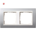 GIR212326 / Abdeckrahmen 2f Zwischenr. RW Gira Event F...