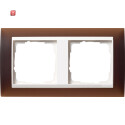 GIR212331 / Abdeckrahmen 2f Zwischenr. RW Gira Event Opak...