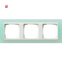 GIR213395 / Abdeckrahmen 3f Zwischenr. RW Gira Event Opak...
