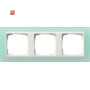 GIR213395 / Abdeckrahmen 3f Zwischenr. RW Gira Event Opak Mint / EAN 4010337074465