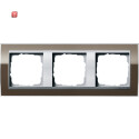 GIR213766 / Abdeckrahmen 3f Zwischenr. F Alu Gira Event...