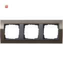 GIR213768 / Abdeckrahmen 3f Zwischenr. AN Gira Event Klar...