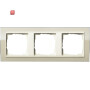 GIR213771 / Abdeckrahmen 3f Zwischenr. CW Gira Event Klar Sand / EAN 4010337069515