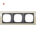 GIR213778 / Abdeckrahmen 3f Zwischenr. AN Gira Event Klar...
