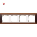 GIR214331 / Abdeckrahmen 4f Zwischenr. RW Gira Event Opak...