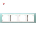 GIR214395 / Abdeckrahmen 4f Zwischenr. RW Gira Event Opak...
