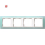 GIR214395 / Abdeckrahmen 4f Zwischenr. RW Gira Event Opak Mint / EAN 4010337074472
