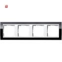 GIR214733 / Abdeckrahmen 4f Zwischenr. RW Gira Event Klar...