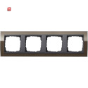 GIR214768 / Abdeckrahmen 4f Zwischenr. AN Gira Event Klar...