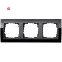 GIR213738 / Abdeckrahmen 3f Zwischenr. AN Gira Event Klar Schwarz / EAN 4010337068921