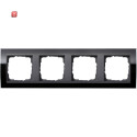 GIR214738 / Abdeckrahmen 4f Zwischenr. AN Gira Event Klar...