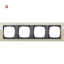 GIR214778 / Abdeckrahmen 4f Zwischenr. AN Gira Event Klar...