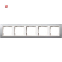 GIR215326 / Abdeckrahmen 5f Zwischenr. RW Gira Event F...