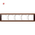 GIR215331 / Abdeckrahmen 5f Zwischenr. RW Gira Event Opak...