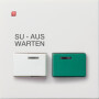 GIR257112 / Abd. Ackermann 73642 B2 Flächenschalter Reinweiß / EAN 4010337044475