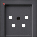 GIR27928 / Abd. KPN-Anschlussdose 4-p System 55 Anthrazit...