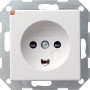 GIR42203 / Steckd. Dänisch SH System 55 Reinweiß / EAN 4010337422037
