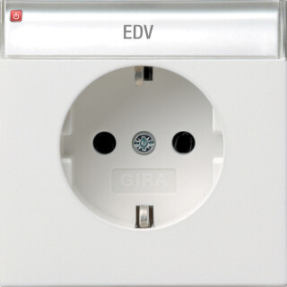 GIR457112 / SCHUKO BSF Flächenschalter Reinweiß / EAN 4010337045953