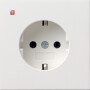 GIR466112 / SCHUKO o.Kr. Flächenschalter Reinweiß / EAN 4010337046035