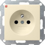 GIR48501 / Steckdose, cremeweiß/elektroweiß, Unterputz UP, 1 Fach, IP20 / EAN 4010337485018