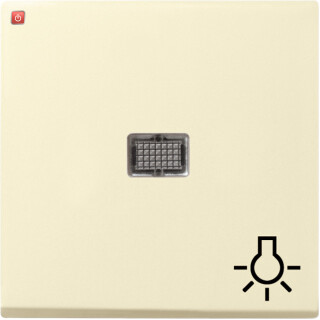 GIR63001 / Wippe Kontrollf. groß + Symb. Licht System 55 Cremeweiß / EAN 4010337630012