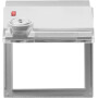 GIR69465 / Adapterrahmen KD Schloss sortiert + BSF Gira TX_44 (WG UP) F Alu / EAN 4010337694656