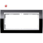 GIR1002733 / Abdeckrahmen 2f o.M. Zwischenr. RW Gira Event Klar Schwarz / EAN 4010337070214