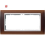GIR1002331 / Abdeckrahmen 2f o.M. Zwischenr. RW Gira Event Opak Dklbraun / EAN 4010337074731